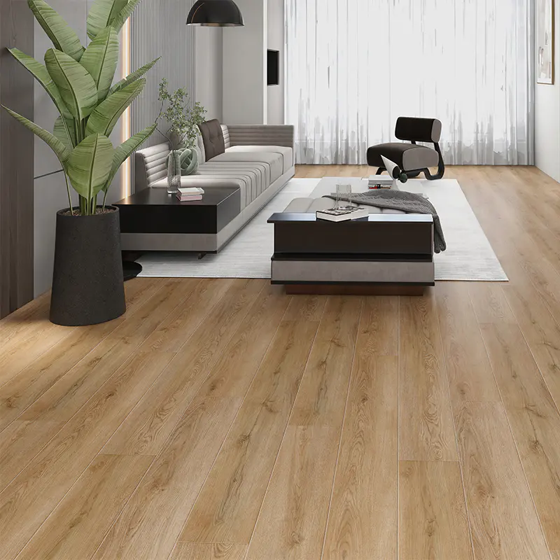 Lantai Papan Vinyl Bebas Lem Tahan Air Komersial