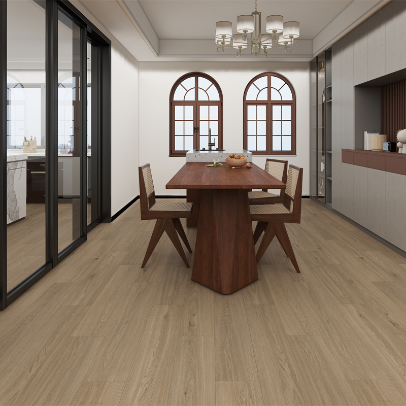 Lantai Laminasi Tahan Air untuk Ruang Makan